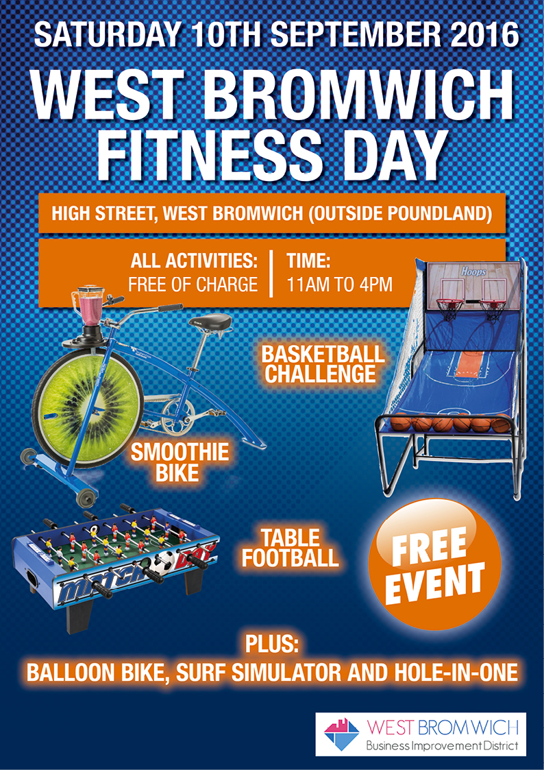 Dont miss Event today – West Bromwich Fitness Day