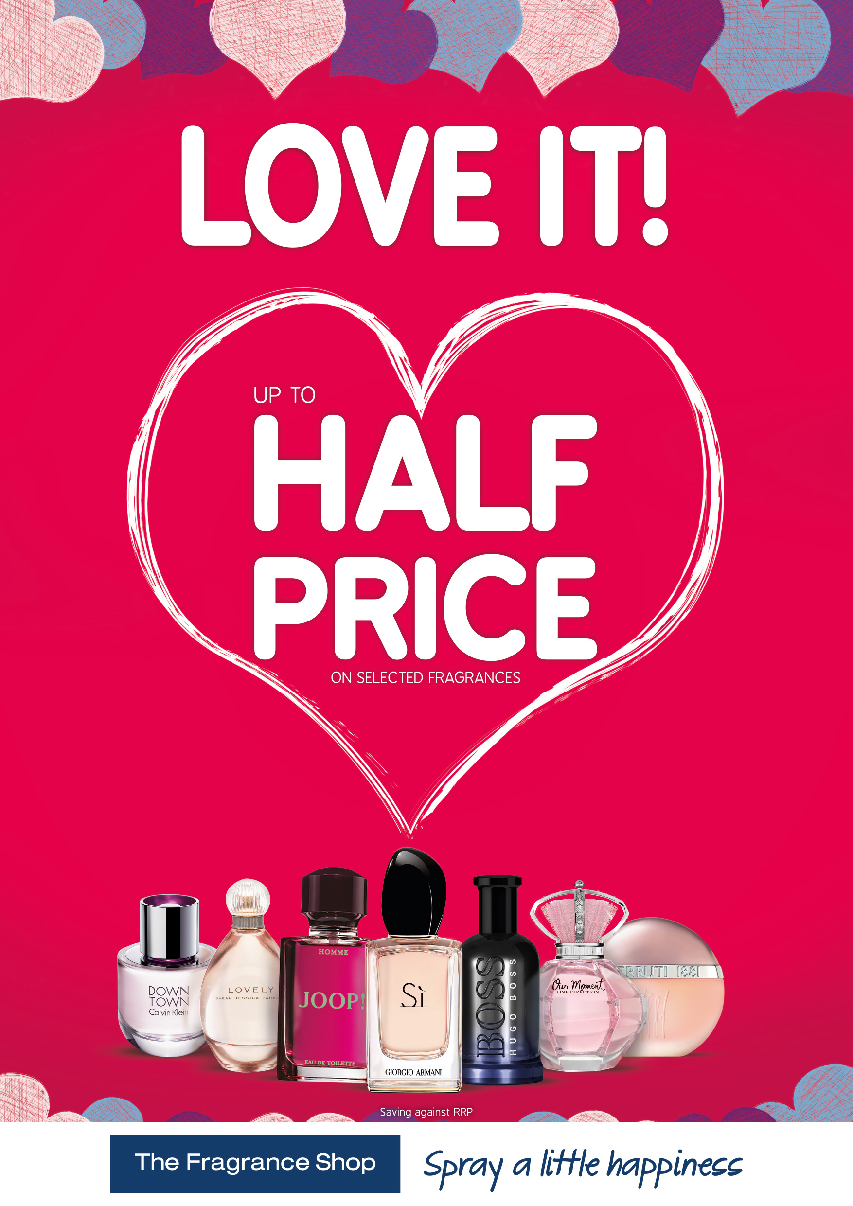 From Monday 3rd February – Valentine's at The Fragrance Shop – Love It