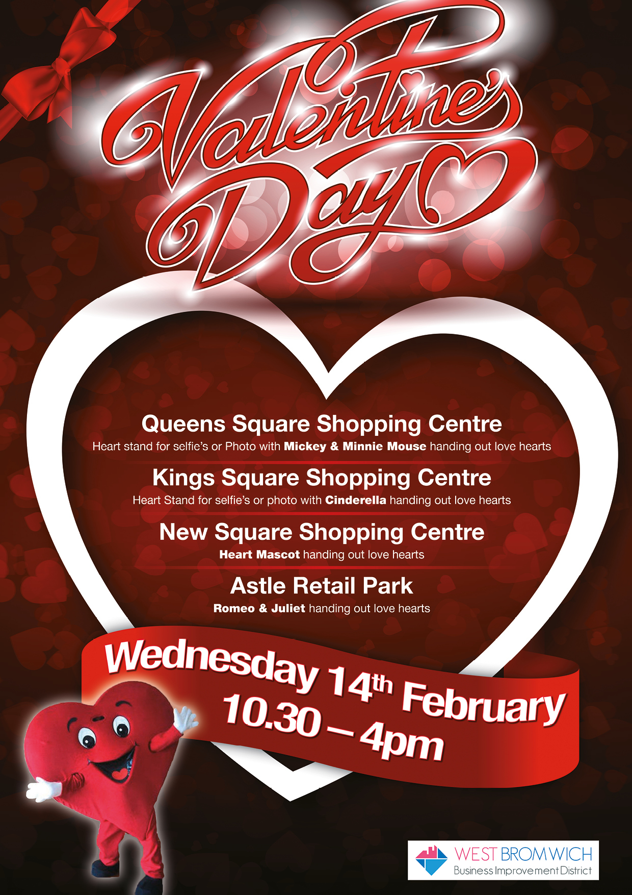 Spreading the love in West Bromwich Town this Wednesday