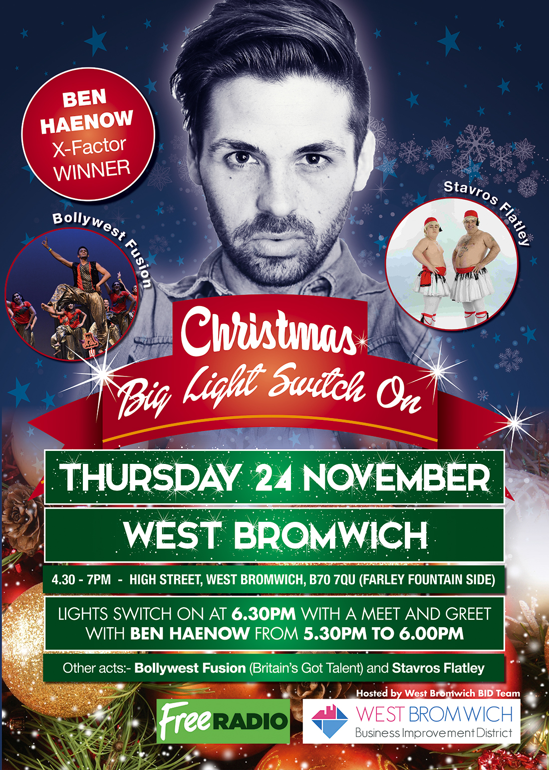 Christmas Light Switch on event tomorrow