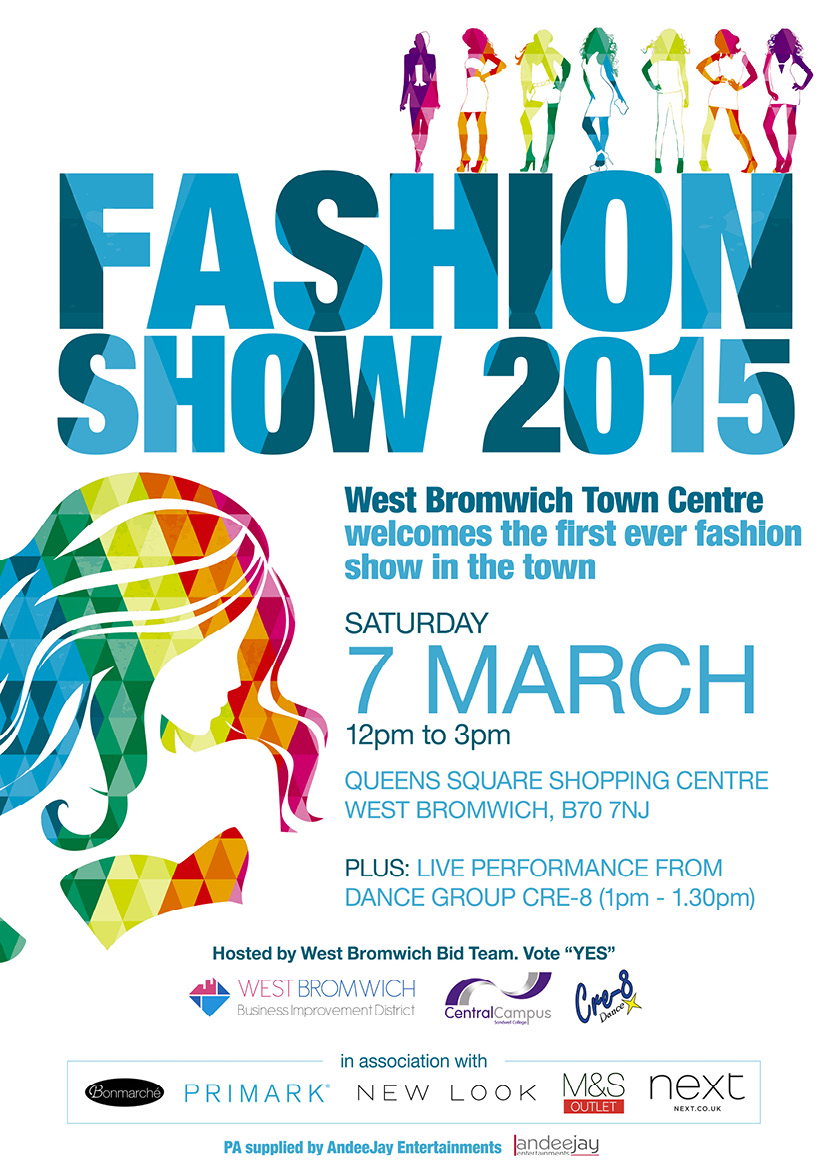 West Bromwich Fashion Show 7th March 2015 **An event not to miss**