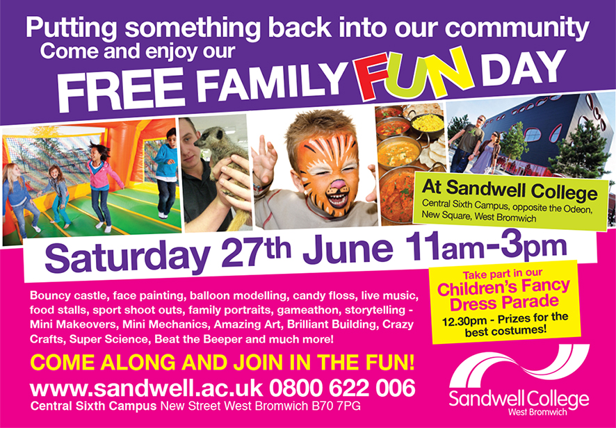 "FREE" Family Fun Day Saturday 27th June 2015