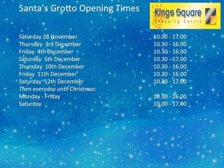 Christmas Grotto in Kings Square Shopping Centre