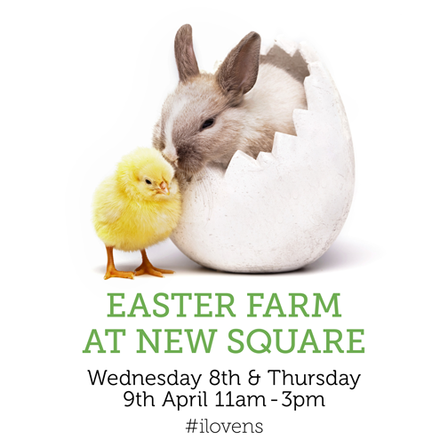 New Square, West Bromwich Celebrates Easter with Farmyard Fun