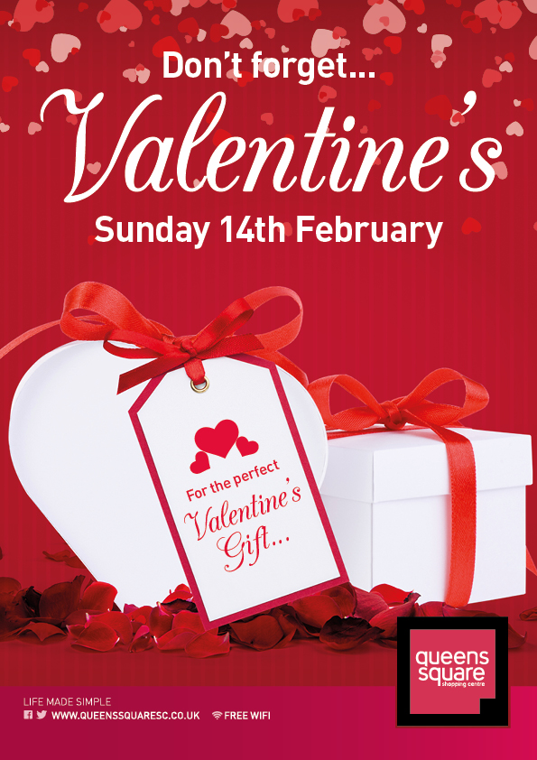 Valentine's in Queens Square Shopping Centre