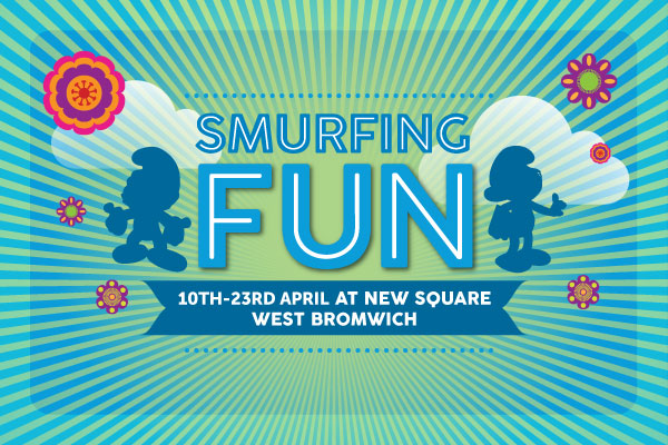 Smurfing Fun at New Square Shopping Centre this Easter