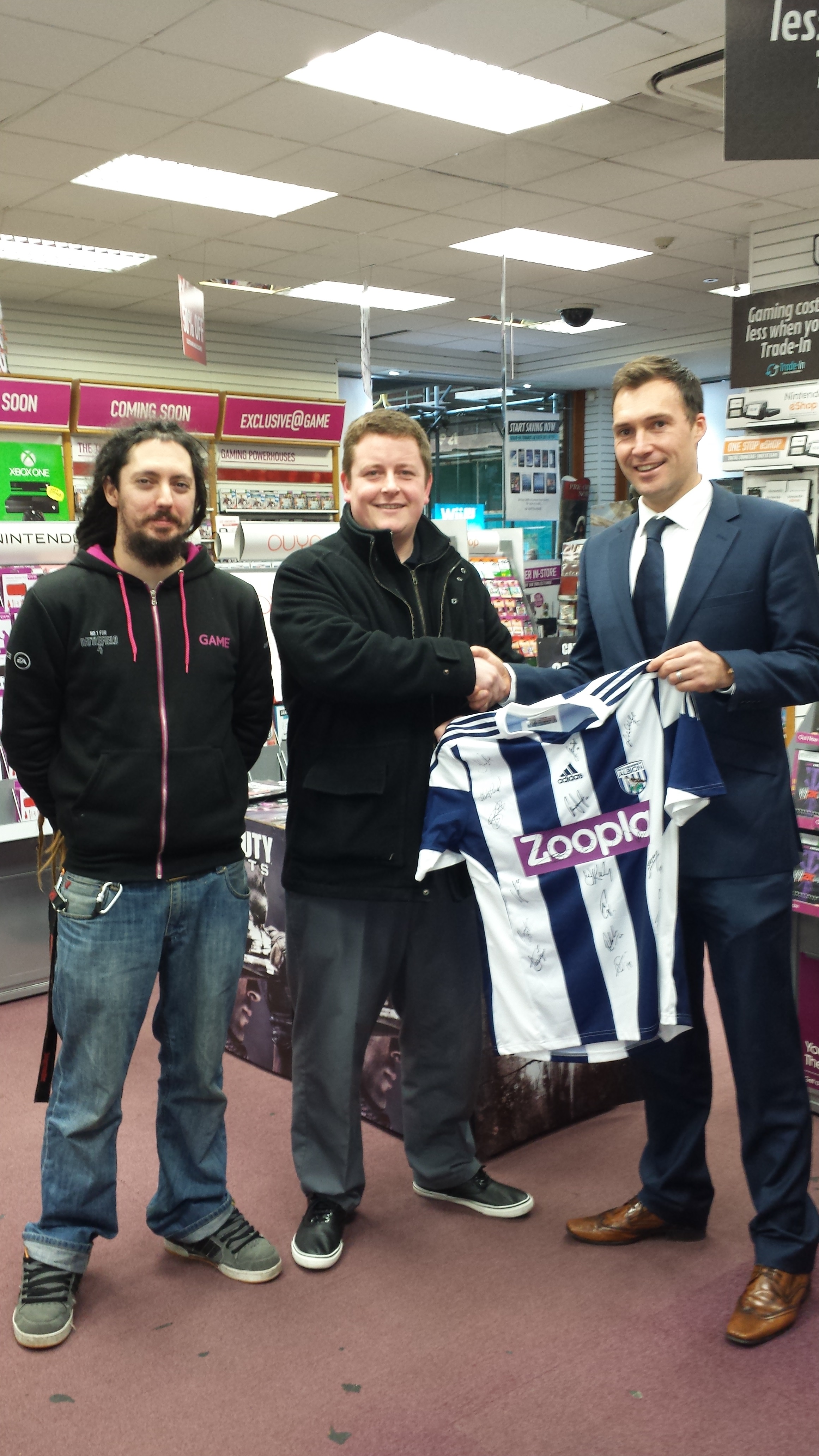 WINNER of the signed West Bromwich Albion Football Shirt