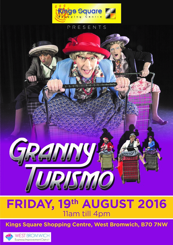 Granny Turismo's are coming to Kings Square Shopping Centre