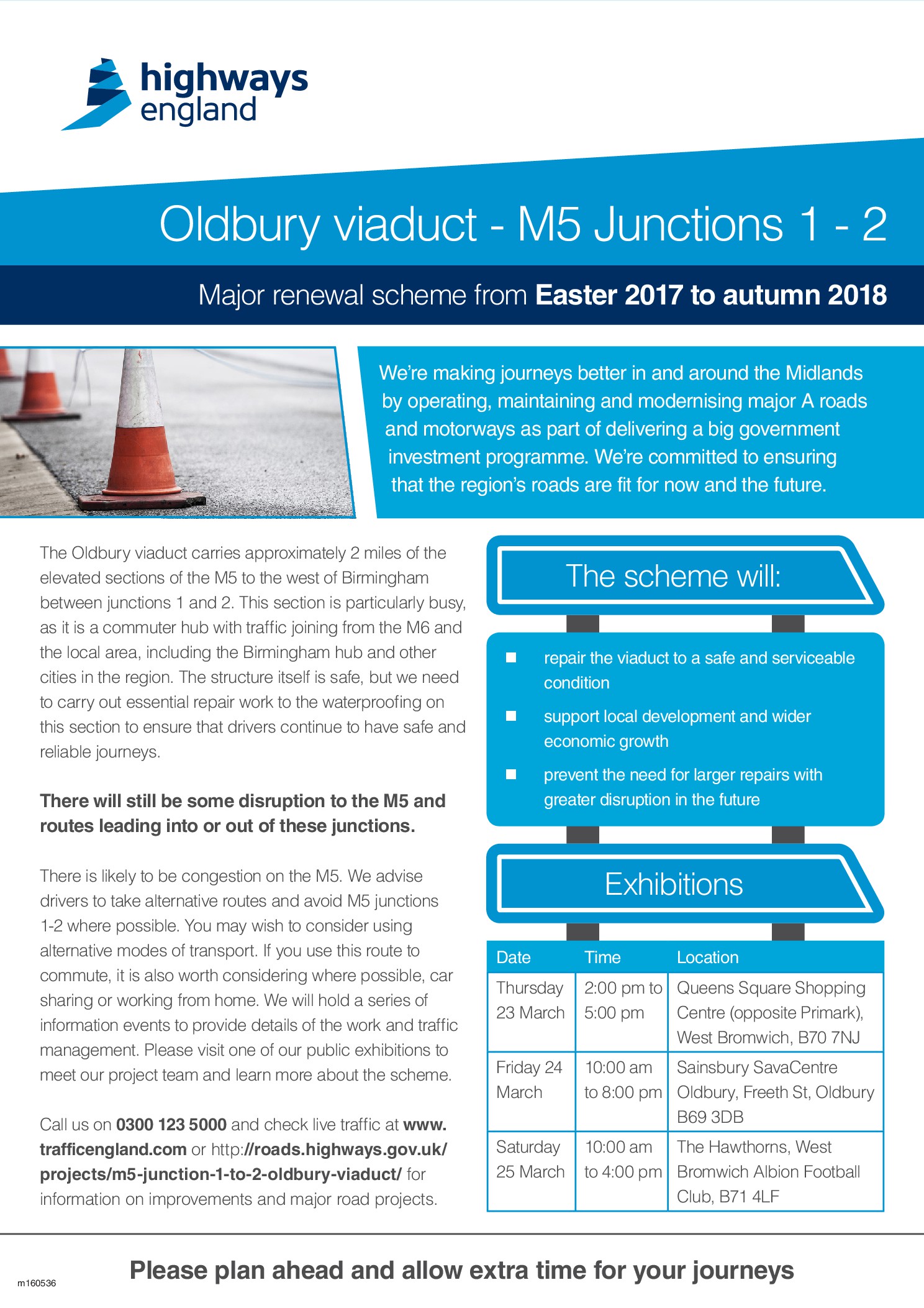 Oldbury Viaduct M5 Junctions 1 to 2 – Major Renewal Scheme