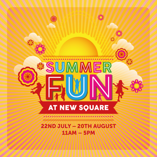 Summer Fun in New Square Shopping Centre – The Beach is back !!!