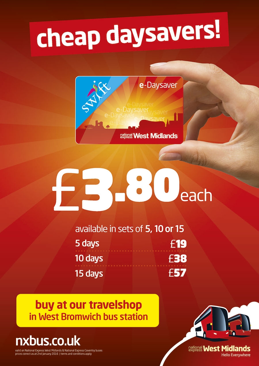 Cheap Day Savers with National Express