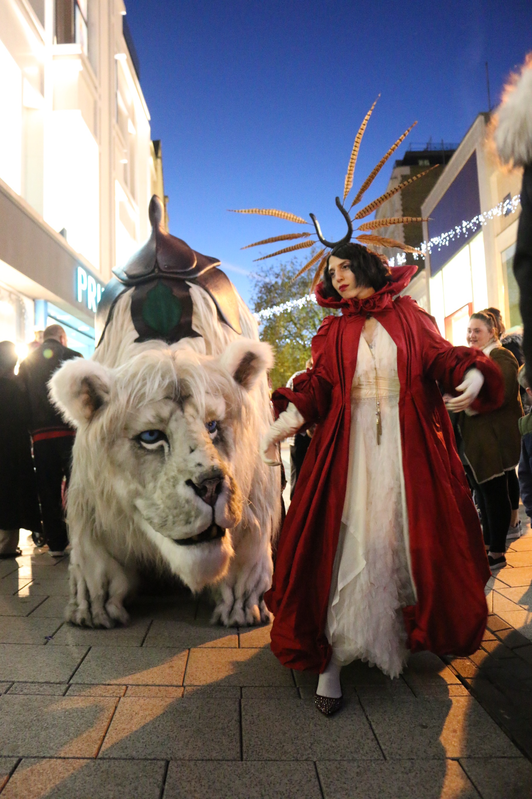 Meet the snow lion this Christmas in New Square Shopping Centre