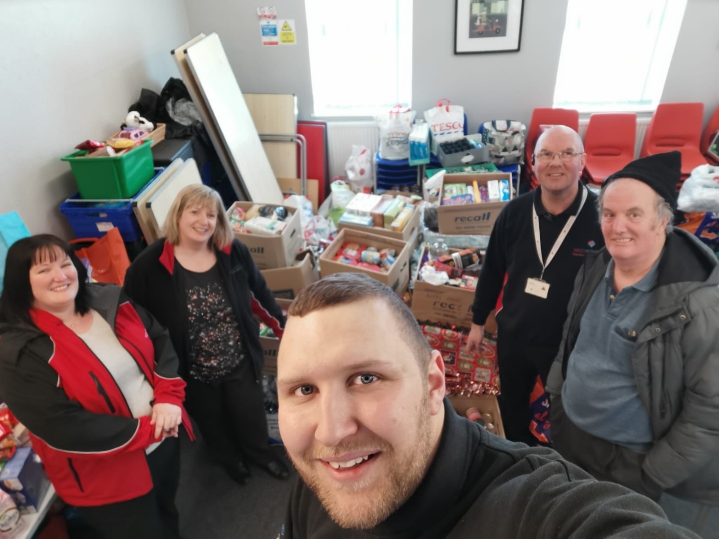 West Bromwich Town BID donates to the West Bromwich Food Bank