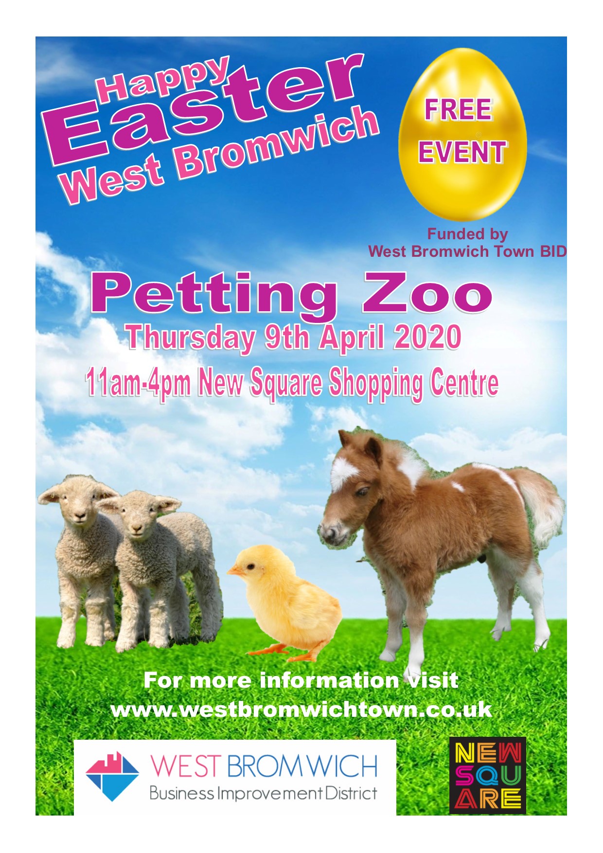 Easter Petting Zoo – 9th April 2020