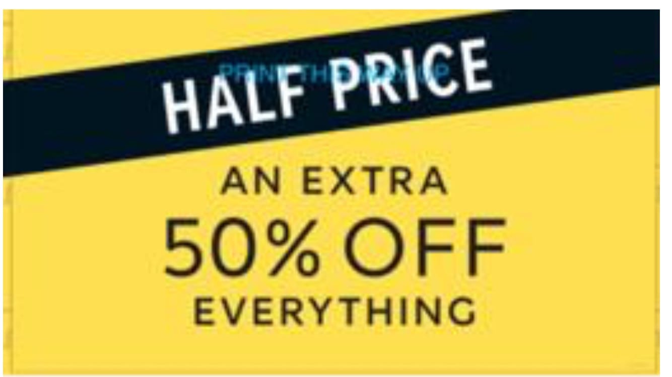 50% off EVERYTHING at M&S Outlet, Astle Park