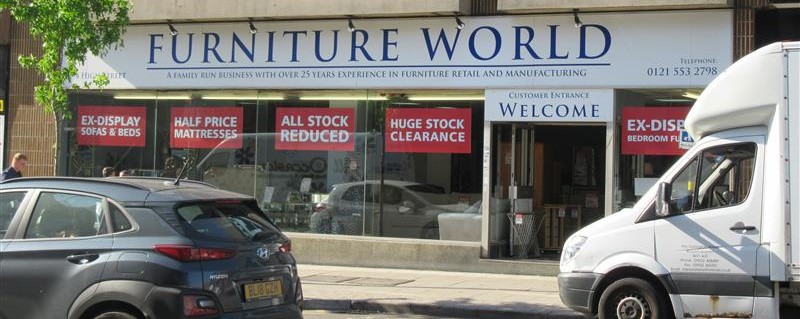 Furniture World – 294 High Street, West Bromwich