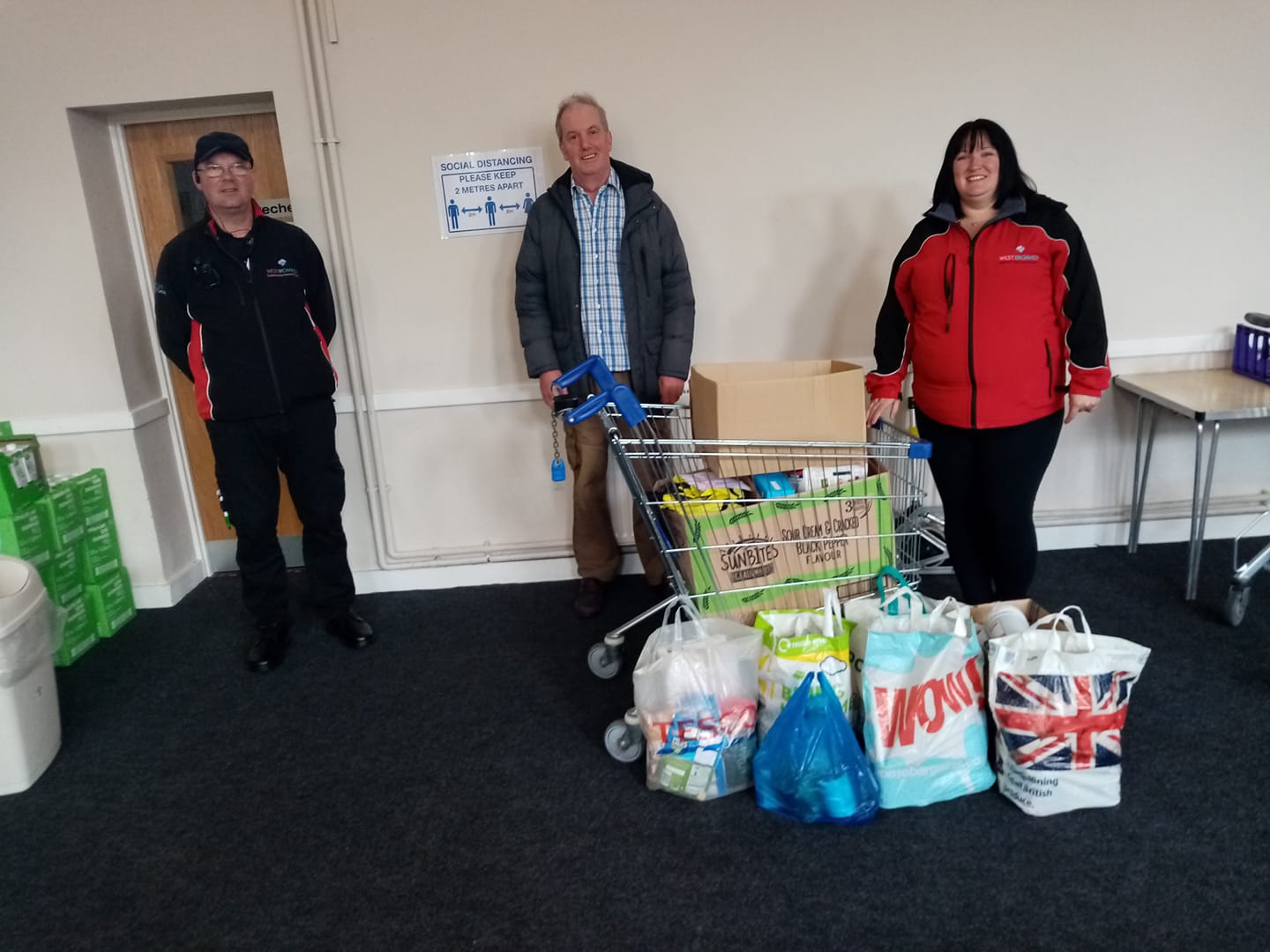 Food Bank Donations from The West Brom Building Society