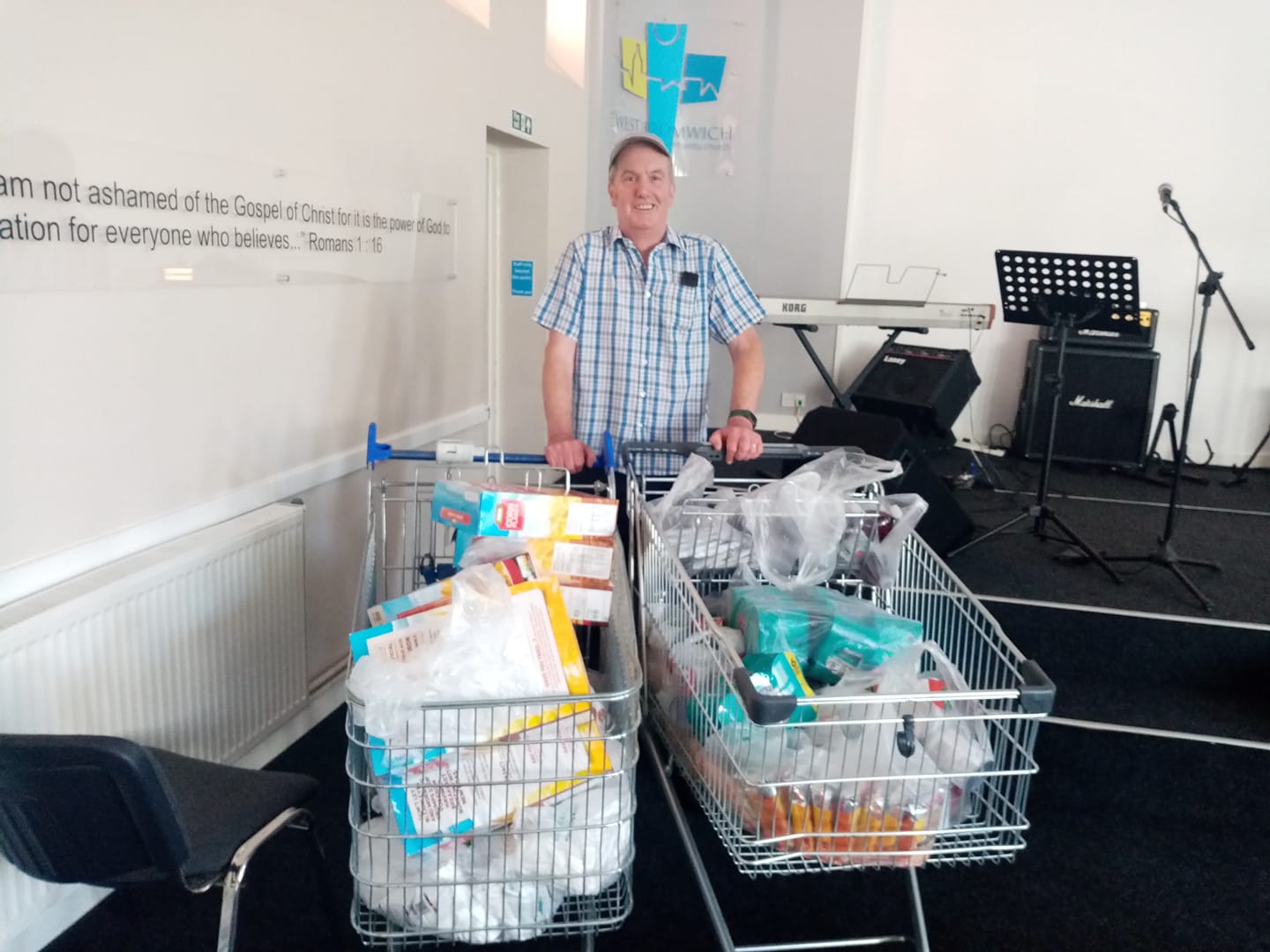 A Big Food Shop for West Bromwich Food Bank – First Delivery!!