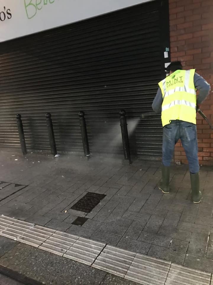 Keeping West Bromwich Town Streets Clean – Intense Jetwashing