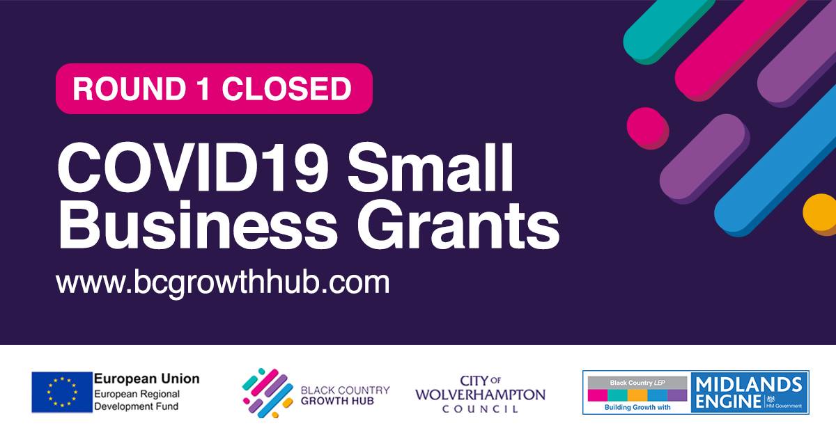 COVID-19 Small Business Grants from Black Country Growth Hub – ROUND 1 CLOSED