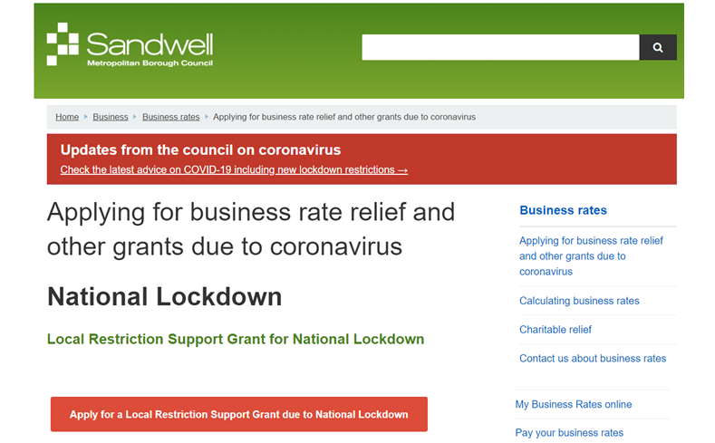 West Bromwich Town BID – Supporting Businesses through Lockdown 2