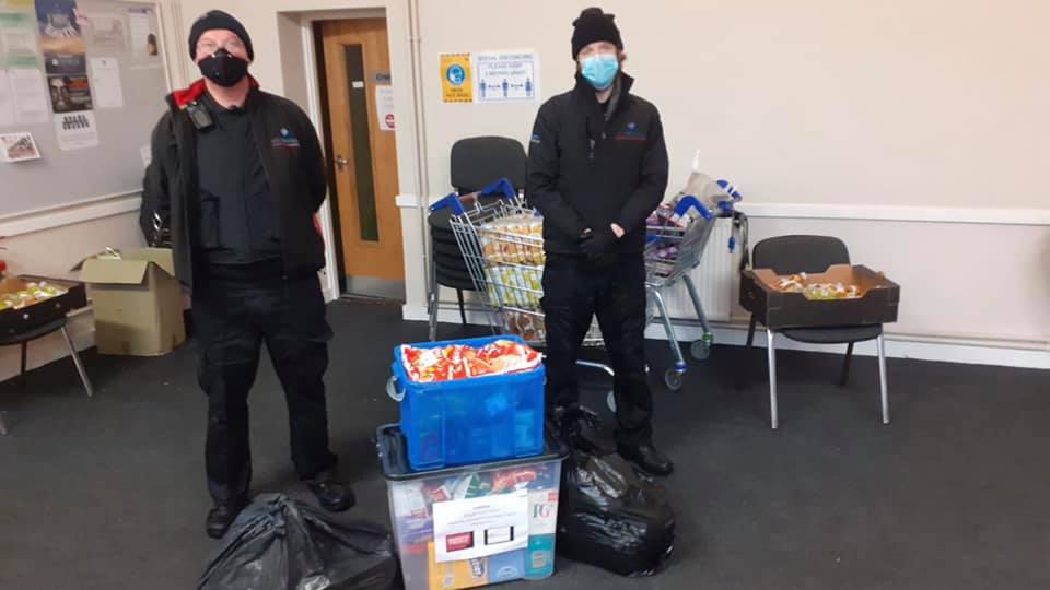 Food Bank Donation from Queens Square Shopping Centre