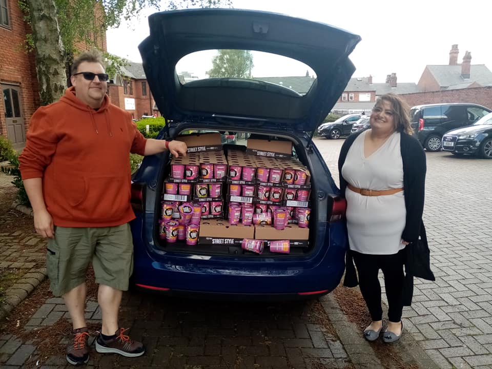 BT Donations to West Bromwich Food Bank