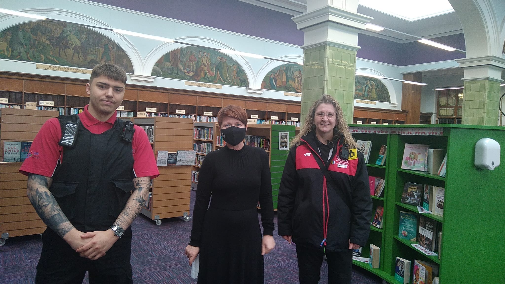 Joint Visit to West Bromwich Library with Sandwell College Ambassadors