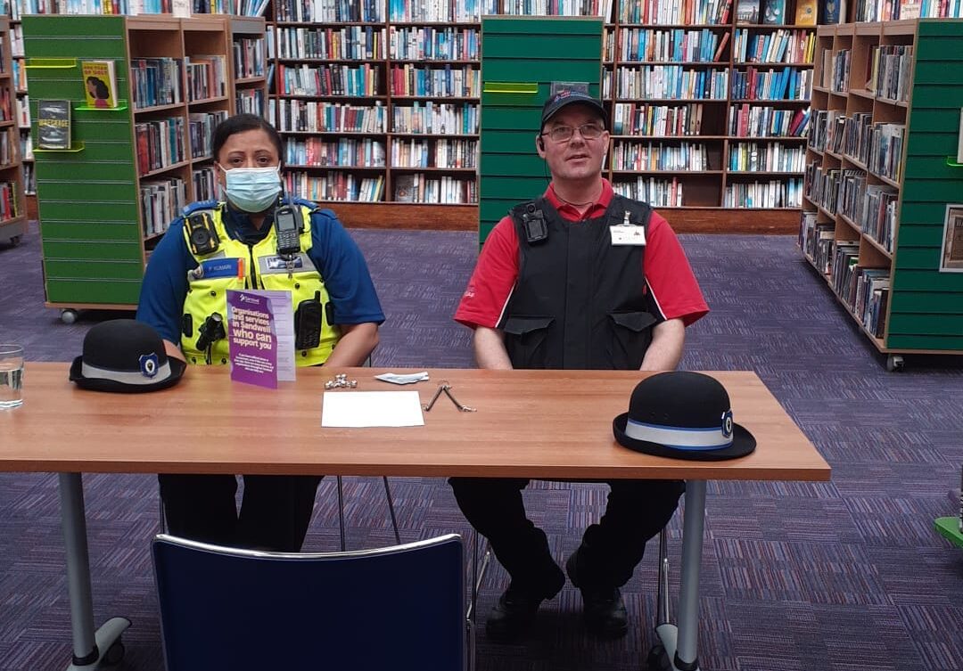 BID Ambassadors Attend Police Surgery at West Bromwich Library