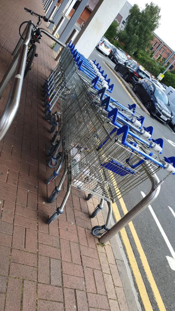 BID Team collect Tesco Shopping Trollies!