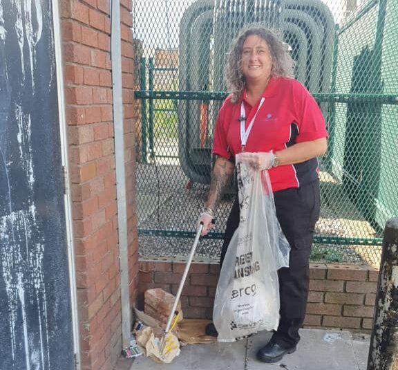 Litter Picking for the BID Team