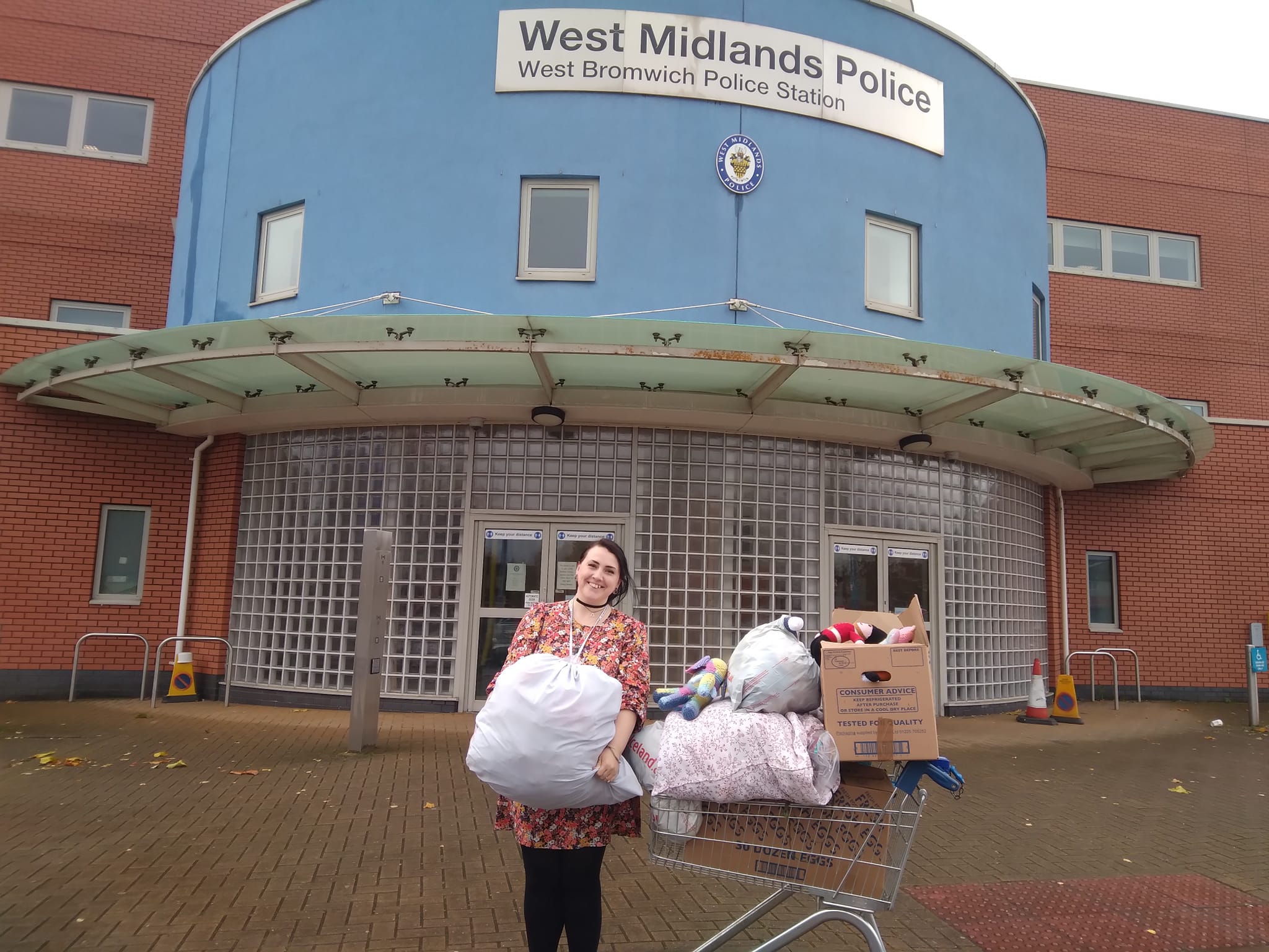 Donation Collection from West Midlands Police