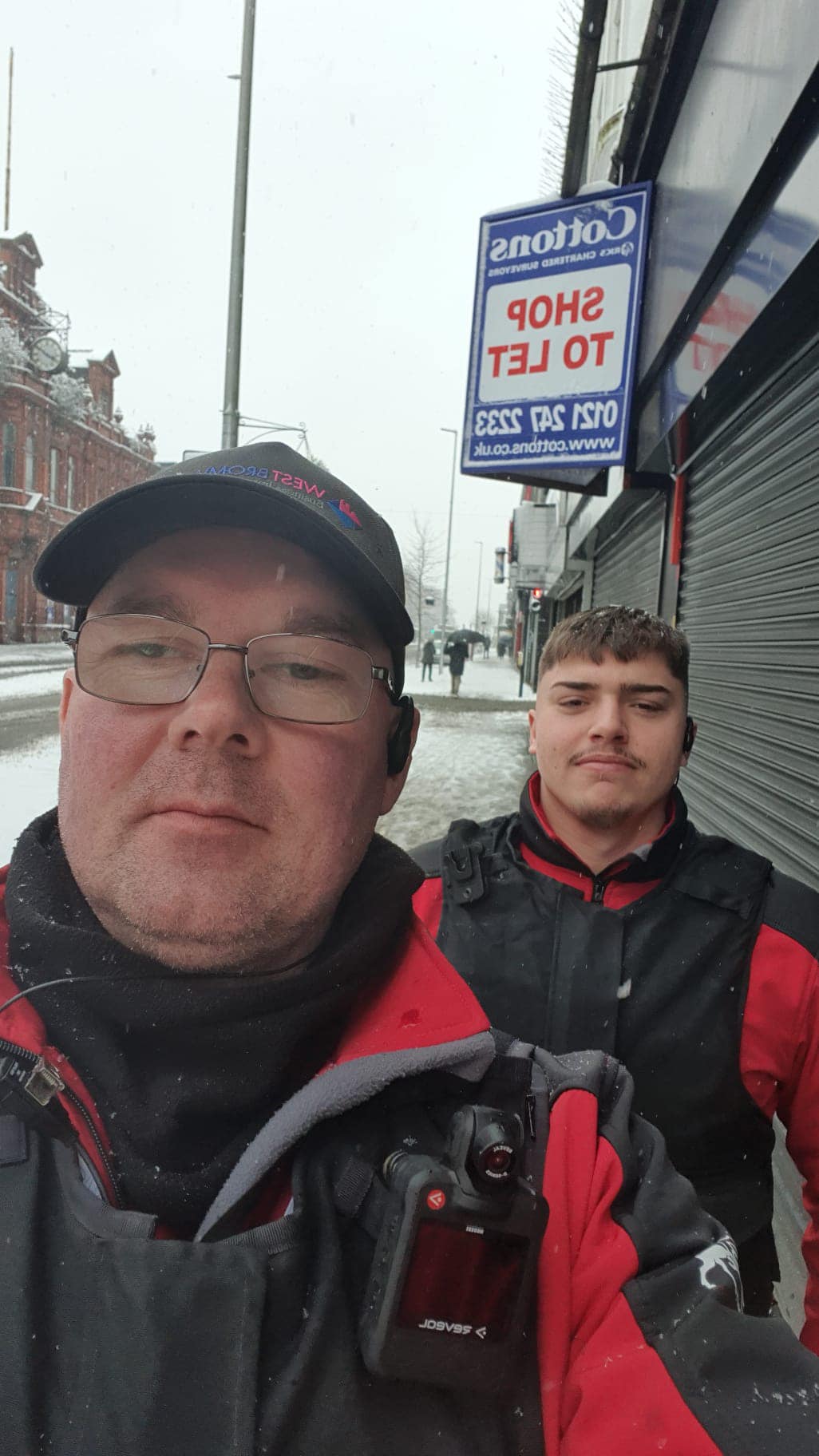 Snow in West Bromwich