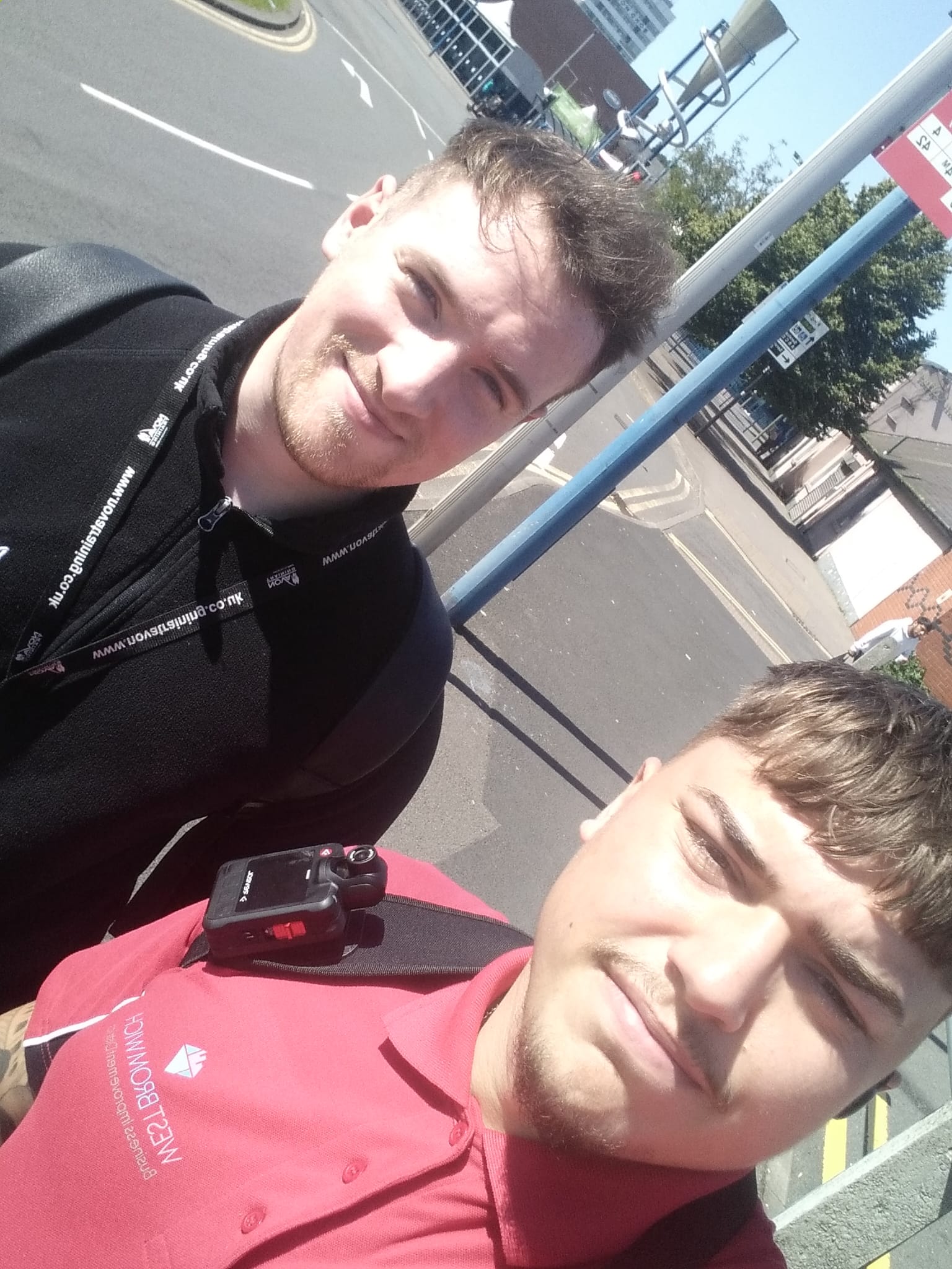 Bid Ambassador Harvey has linked up with Nova training today