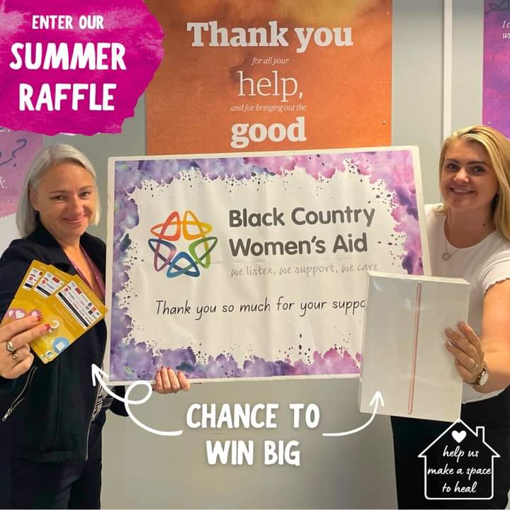 Black Country Women’s Aid have just launched their first fabulous Summer Raffle!