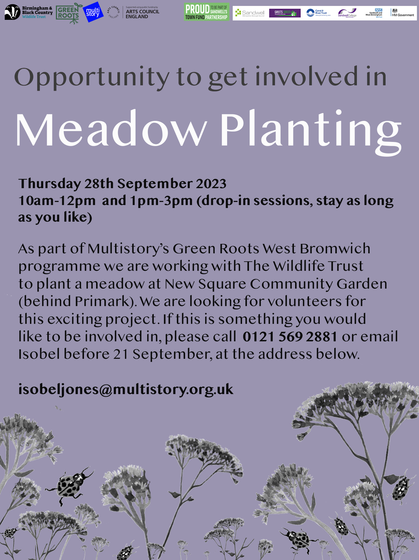 Meadow Planting are looking for volunteers