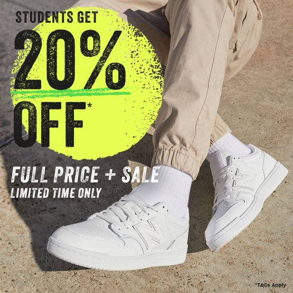 Schuh 20% student discount!