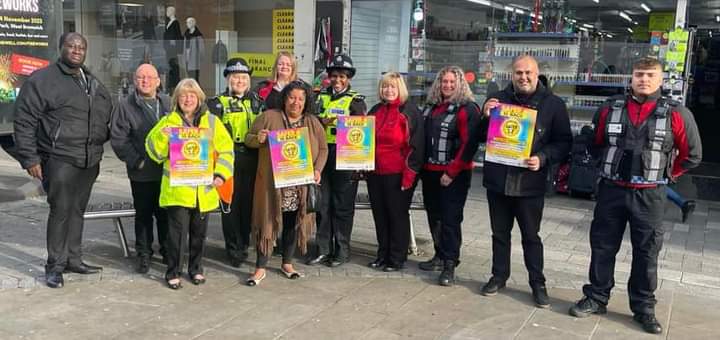 The BID Team have been out and about today launching Safer 6