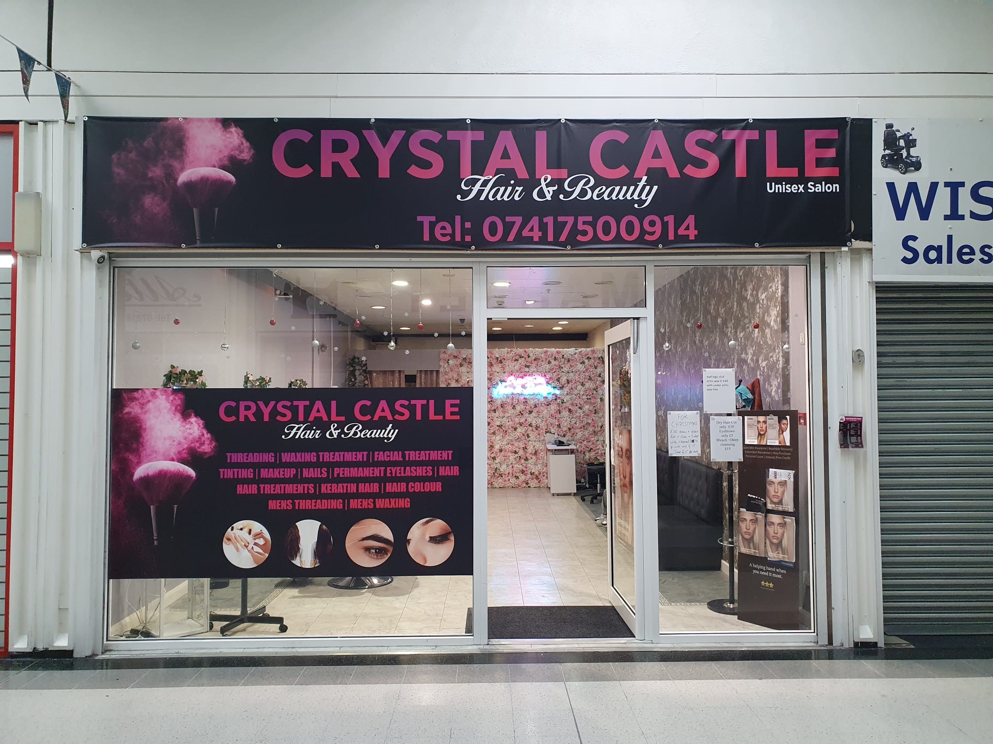 Crystal Castle Hair & Beauty Christmas offers
