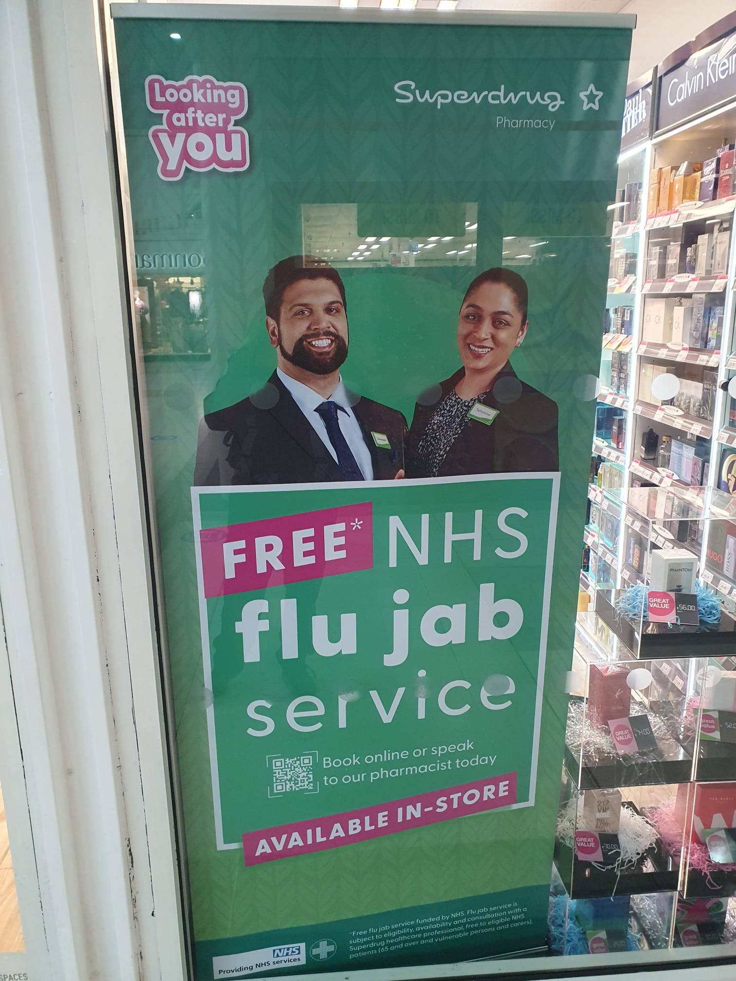 Superdrug Free NHS flu jabs