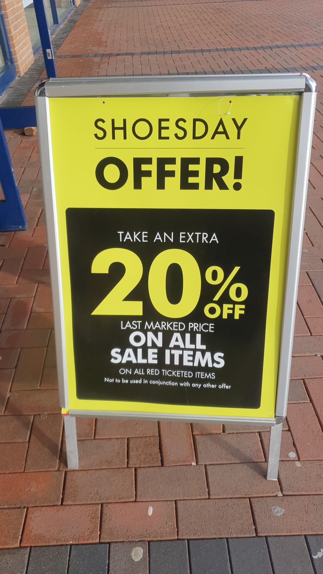 Pavers Shoes have a 20% Shoeday offer on!