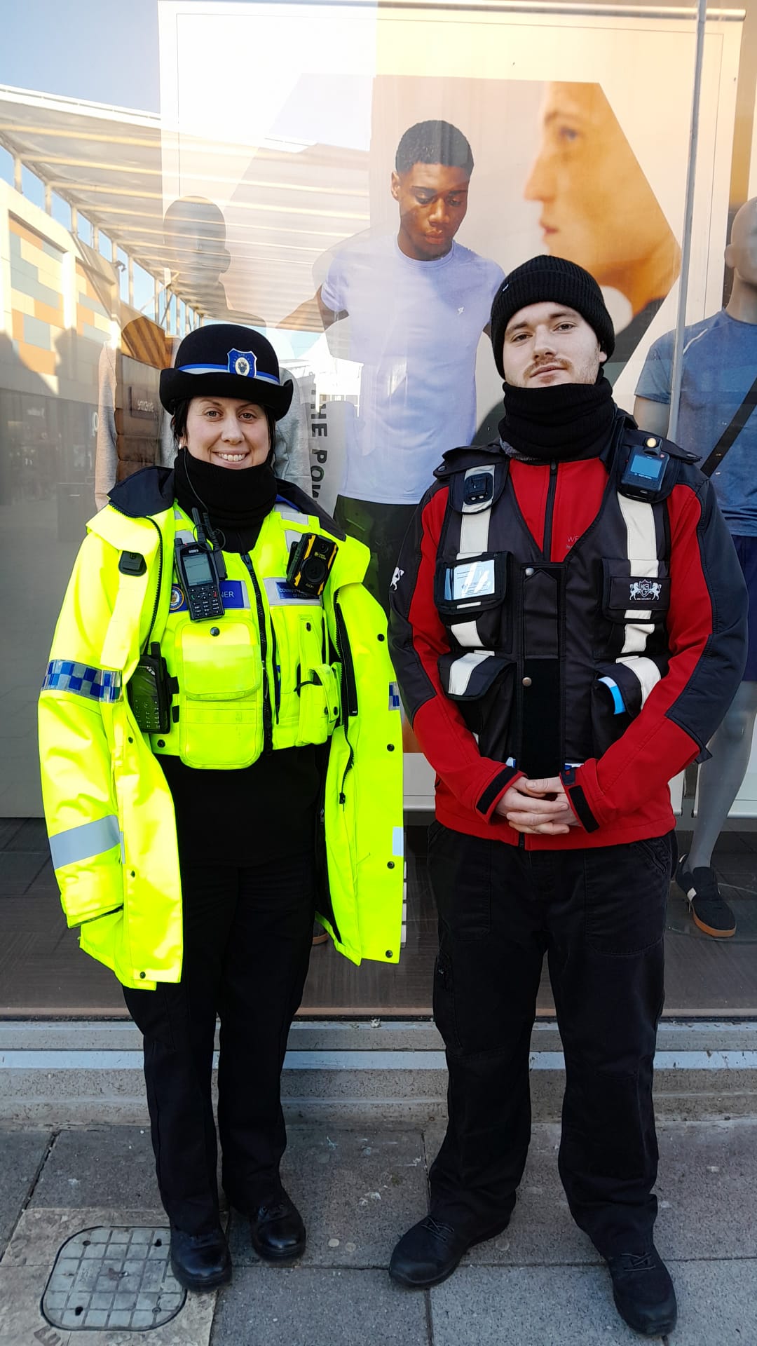 BID Ambassador James joined up with Sandwell Police