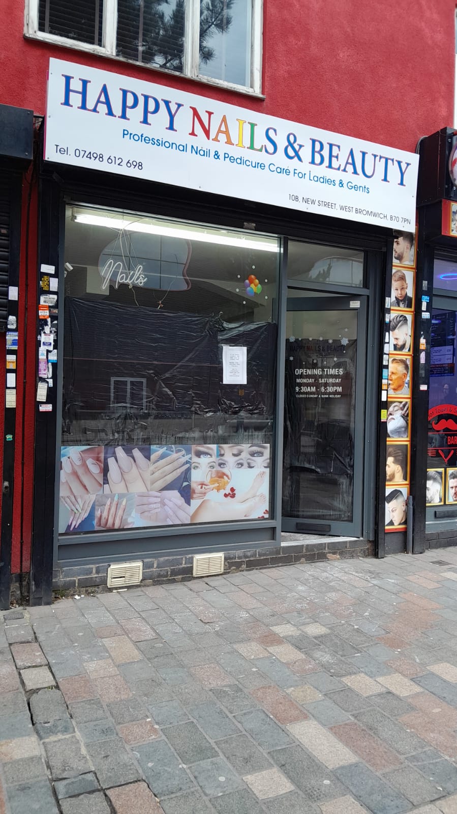 Happy Nails & Beauty located 10B New Street, West Bromwich B70 7PN are going through a renovation and will be closed from until 29th February.
